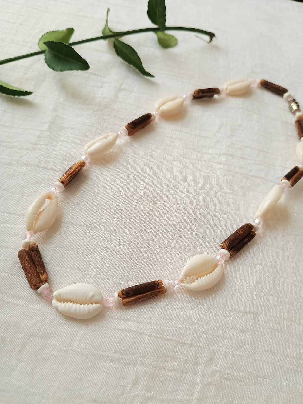 🩵 MERMAID CORE 🩵 VtG Artisan Cowrie Shell & Coconut Choker Necklace, Surfer